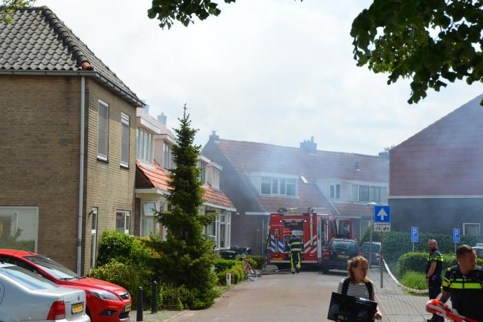 Flinke rookontwikkeling bij uitslaande schuurbrand