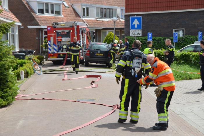 Flinke rookontwikkeling bij uitslaande schuurbrand
