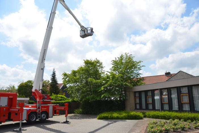 Flinke rookontwikkeling bij uitslaande schuurbrand