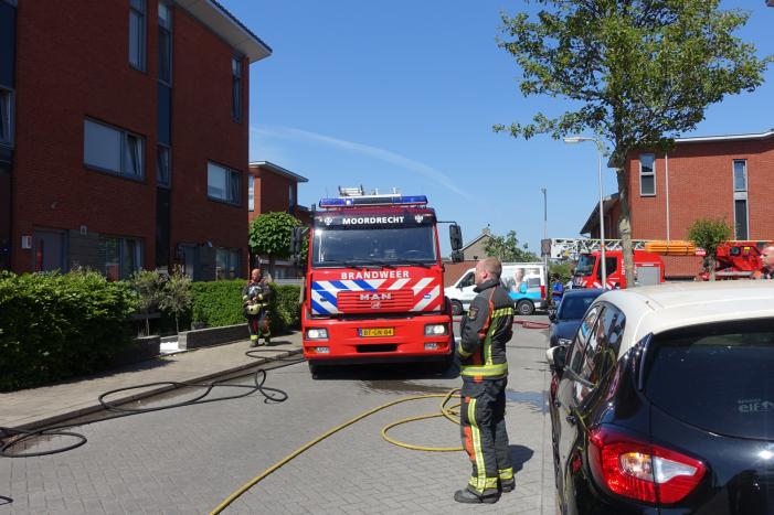 Flinke rookontwikkeling bij woningbrand
