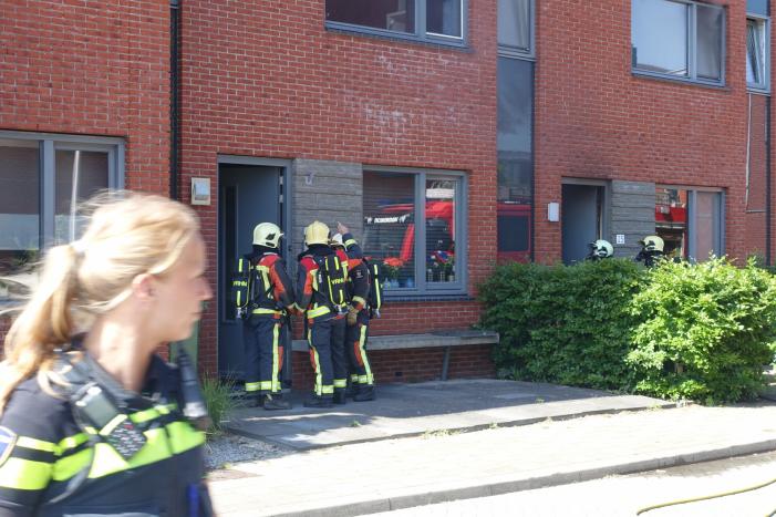 Flinke rookontwikkeling bij woningbrand
