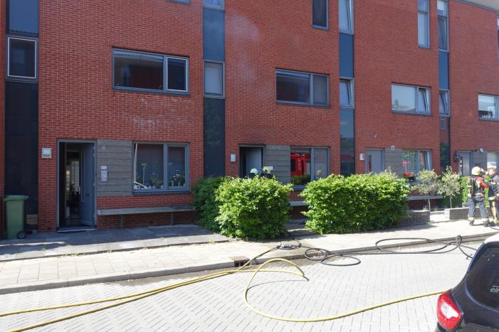 Flinke rookontwikkeling bij woningbrand
