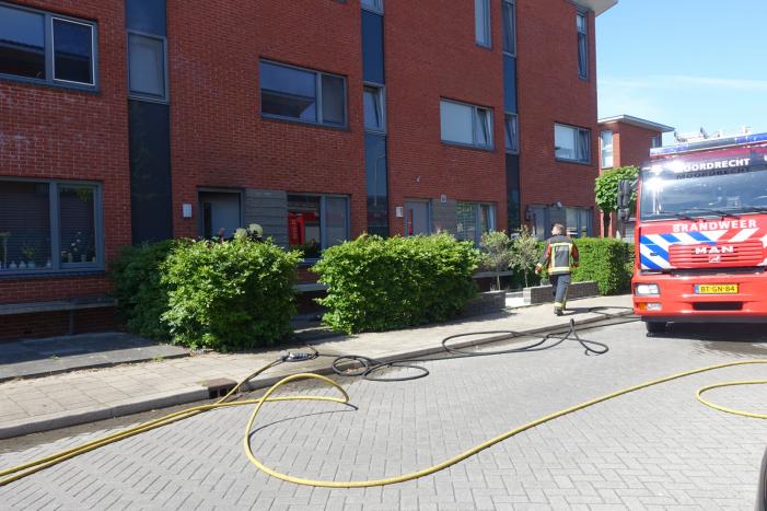 Flinke rookontwikkeling bij woningbrand