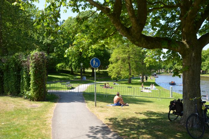 Stadspark afgesloten vanwege corona maatregelen