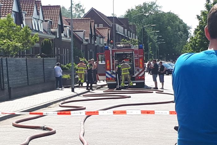 Veel rook bij brand in meerdere schuren