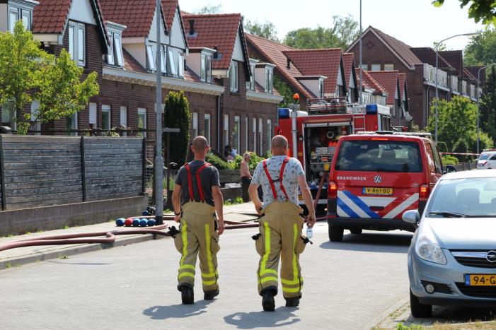 Veel rook bij brand in meerdere schuren
