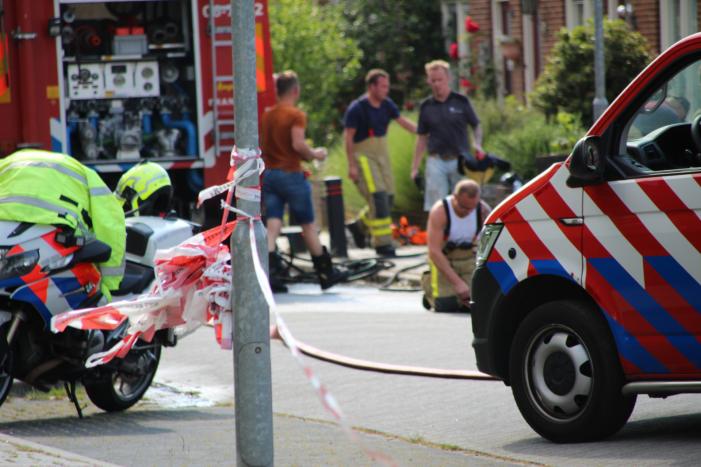 Veel rook bij brand in meerdere schuren