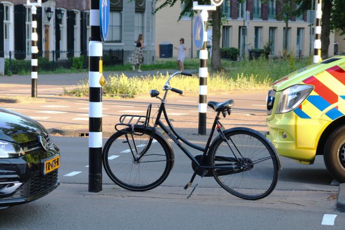 Fietser gewond bij aanrijding