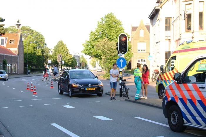 Fietser gewond bij aanrijding
