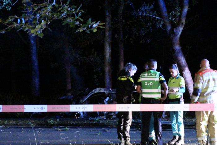 Automobilist (18) overleden na crash tegen boom
