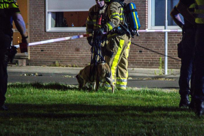 Veel schade aan woning door brandende scooter