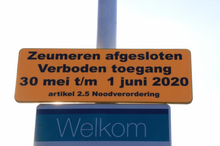 Recreatiegebied Zeumeren afgesloten