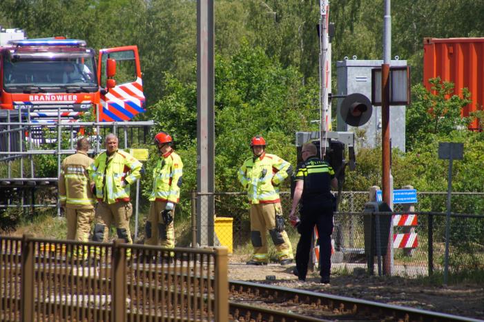 Treinverkeer stilgelegd na aanrijding