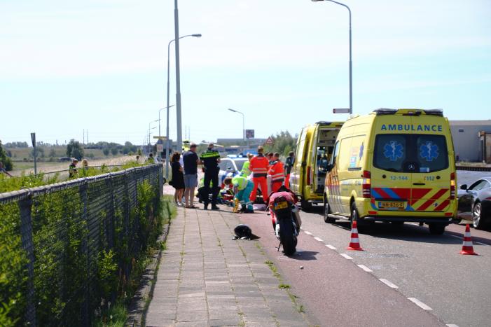 Motorrijder zwaargewond na ongeval
