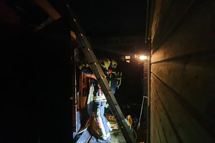 Flinke rookontwikkeling bij uitslaande schuurbrand