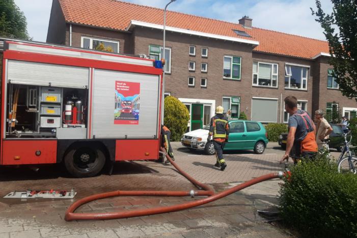 Schutting door brand verwoest