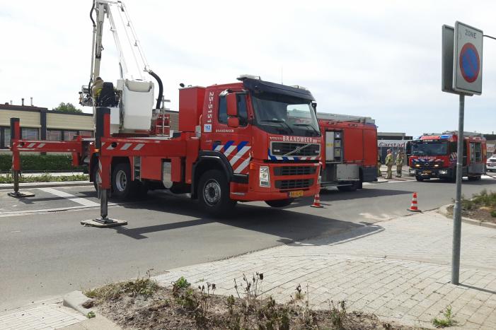 Brand in afzuiginstalatie
