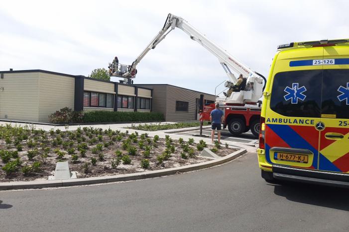 Brand in afzuiginstalatie