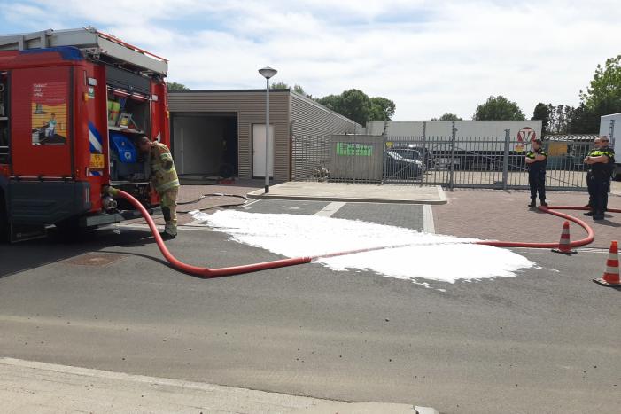 Brand in afzuiginstalatie