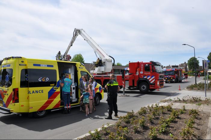 Brand in afzuiginstalatie