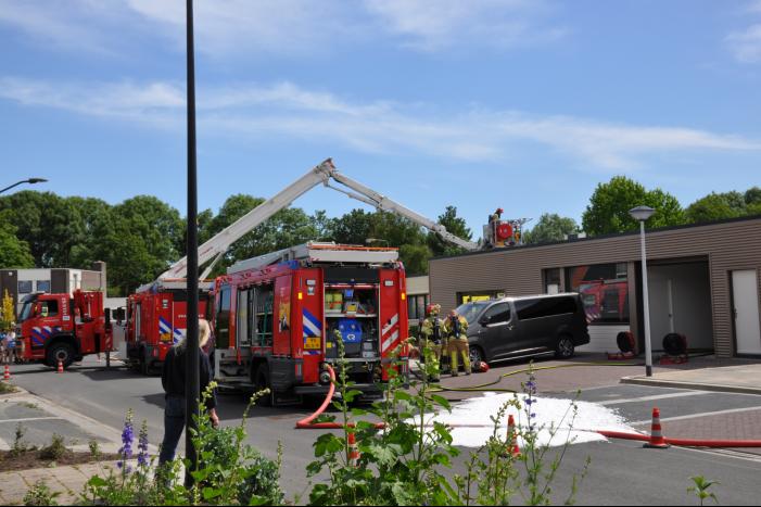 Brand in afzuiginstalatie