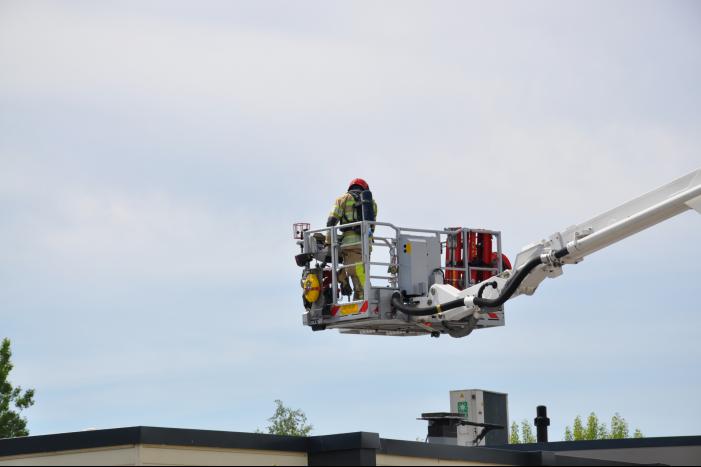 Brand in afzuiginstalatie