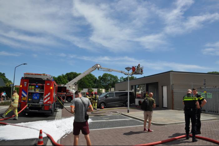 Brand in afzuiginstalatie