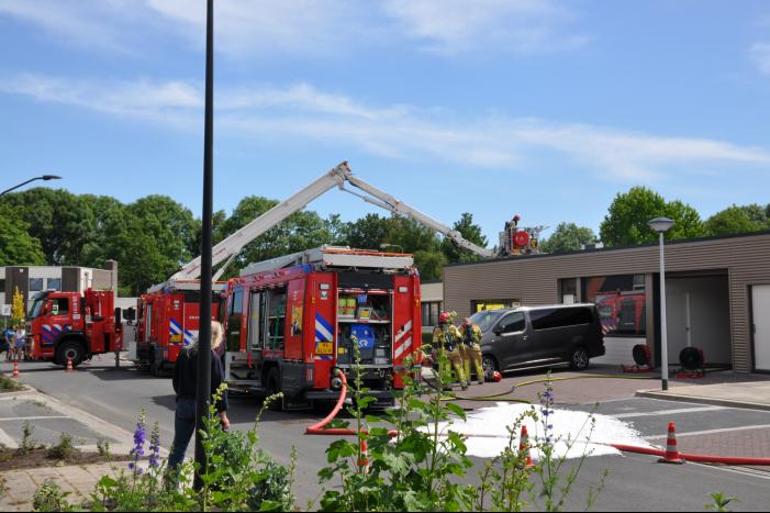 Brand in afzuiginstalatie