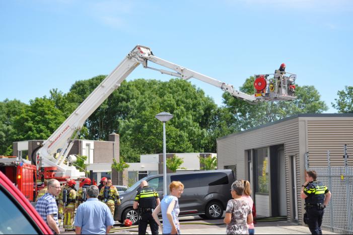 Brand in afzuiginstalatie