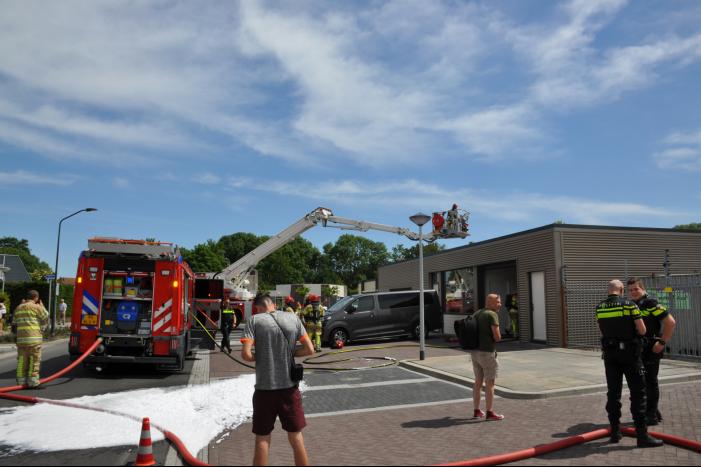 Brand in afzuiginstalatie