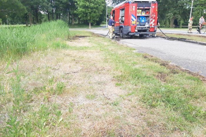 Bermbrand snel geblust
