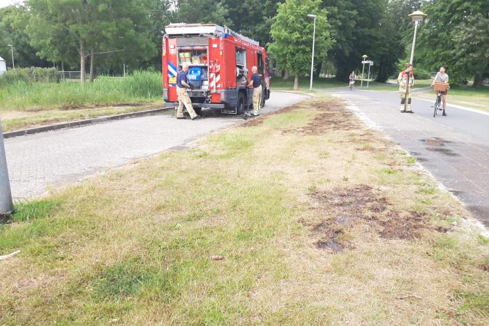 Bermbrand snel geblust