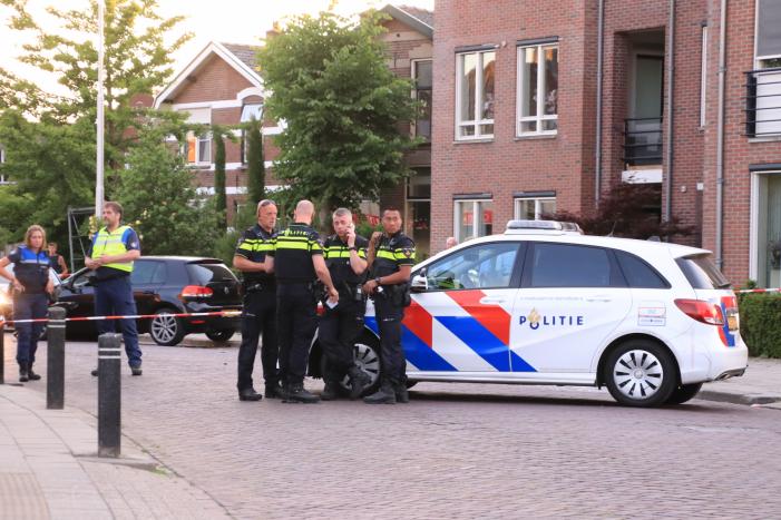 Automobilist rijdt lantaarnpaal uit de grond