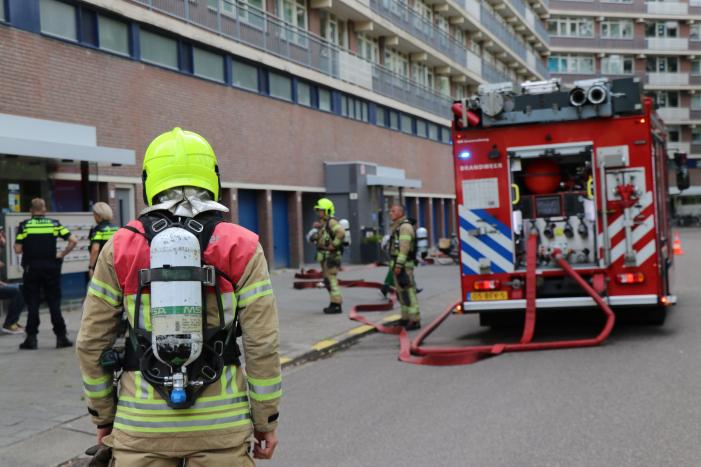 Stopcontact vliegt in brand op twaalfde verdieping