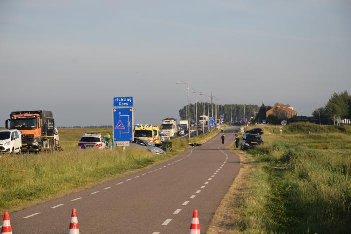 Motorrijder overleden bij ongeval