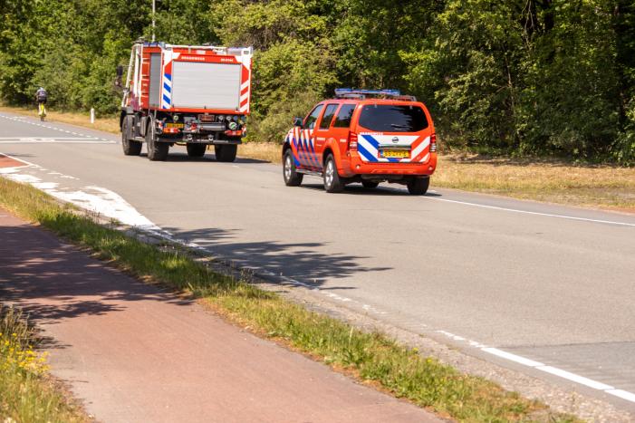 Brand op militair oefenterrein Leusderheide