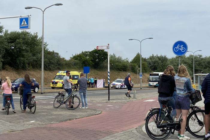 Persoon gewond na val van paard