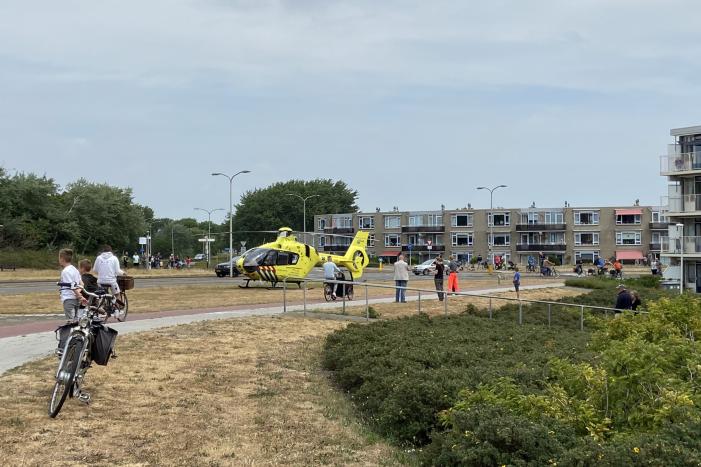 Persoon gewond na val van paard