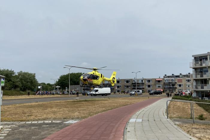 Persoon gewond na val van paard