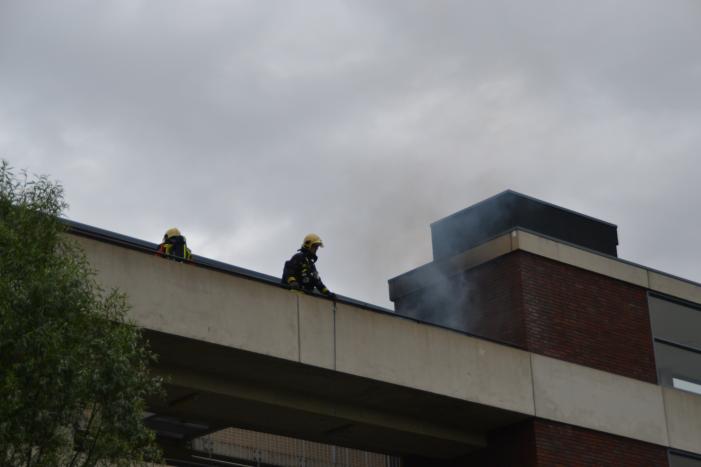 Veel rook bij brand in studentencomplex