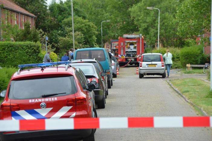 Brand in keuken van woning