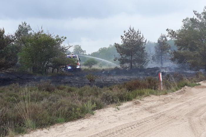Opnieuw brand op militair oefenterrein Leusderheide
