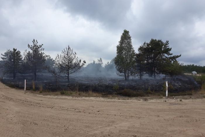 Opnieuw brand op militair oefenterrein Leusderheide