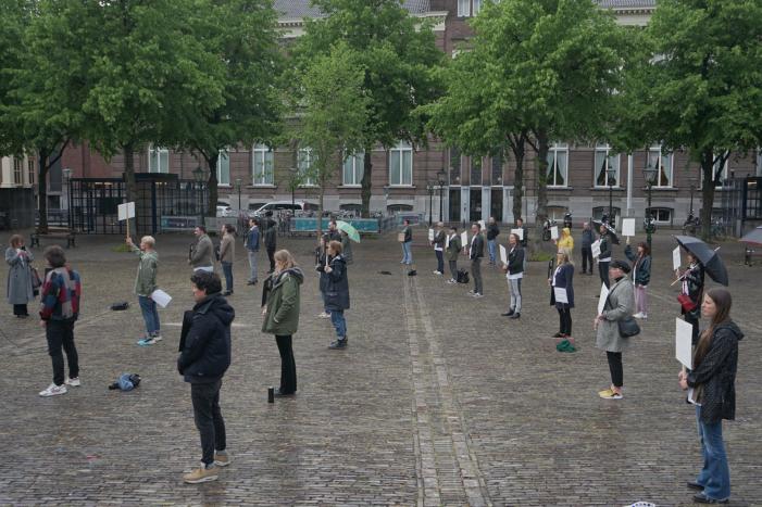 BN'ers protesteren tegen kabinetsbesluit