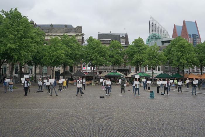 BN'ers protesteren tegen kabinetsbesluit