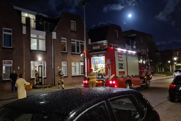 Brand in woning snel geblust