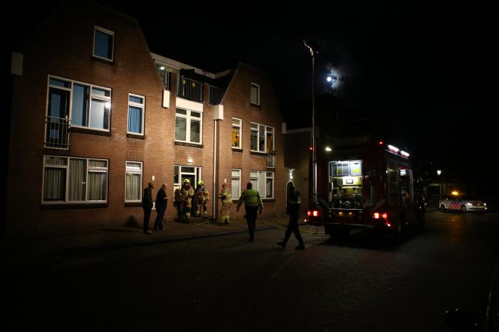 Brand in woning snel geblust