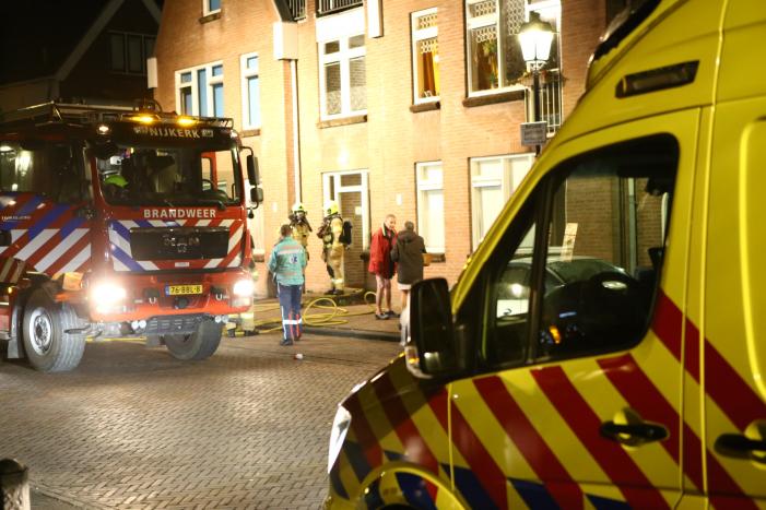 Brand in woning snel geblust