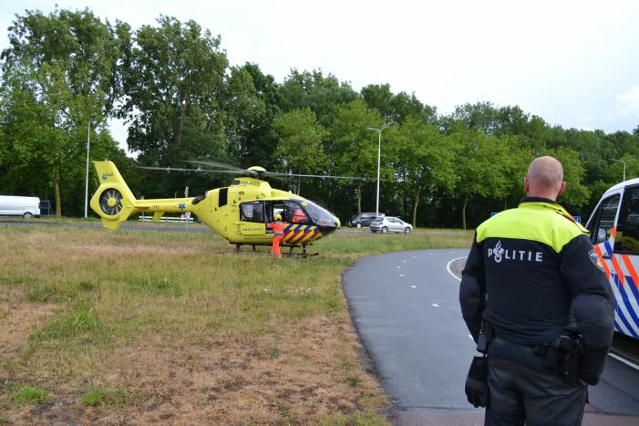 Traumahelikopter landt voor medisch incident in woning