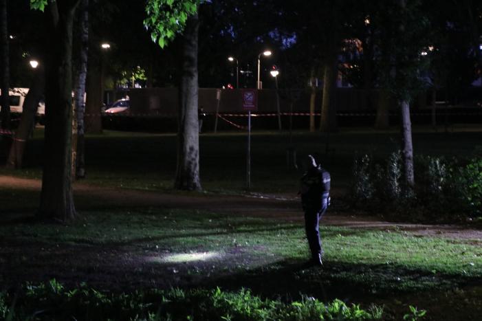 Auto verwoest door brand